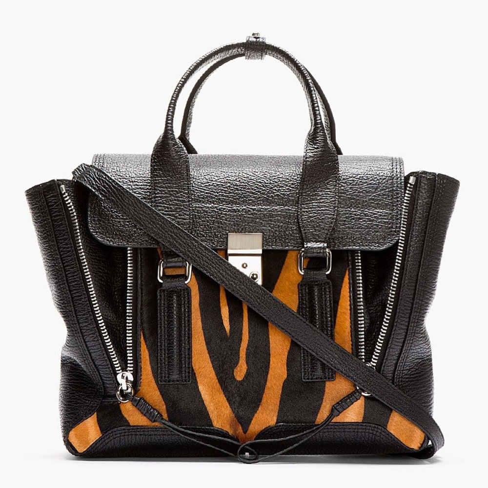 RARE 3.1 Phillip Lim Pashli Satchel Tiger Print